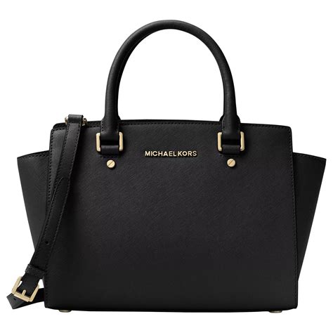 michael kors women's selma medium top zip satchel|michael kors saffiano satchel.